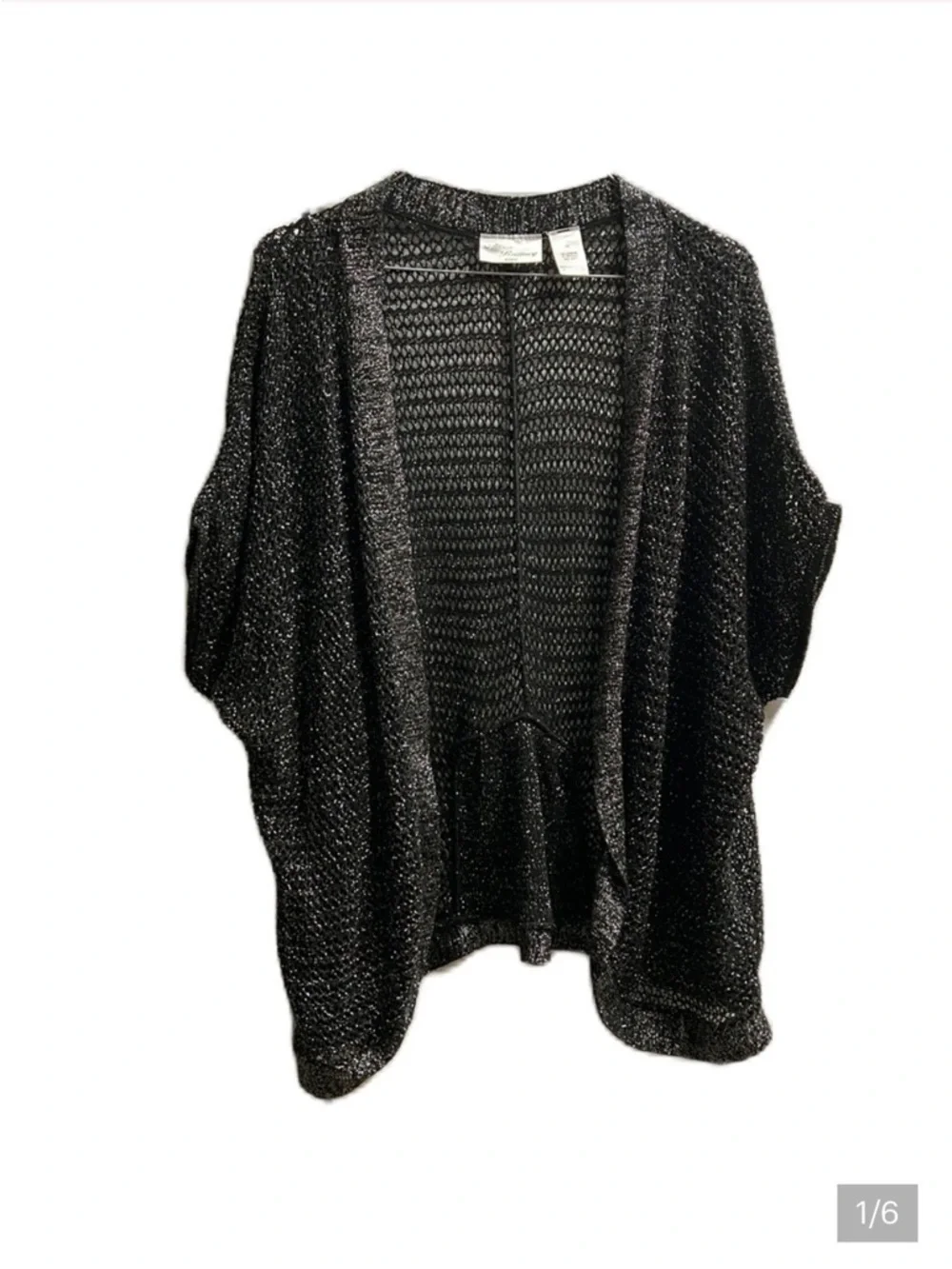 Allison Brittney, Casual, Drop Sleeves Cardigan, 2X (runs small; fits like a 1X)